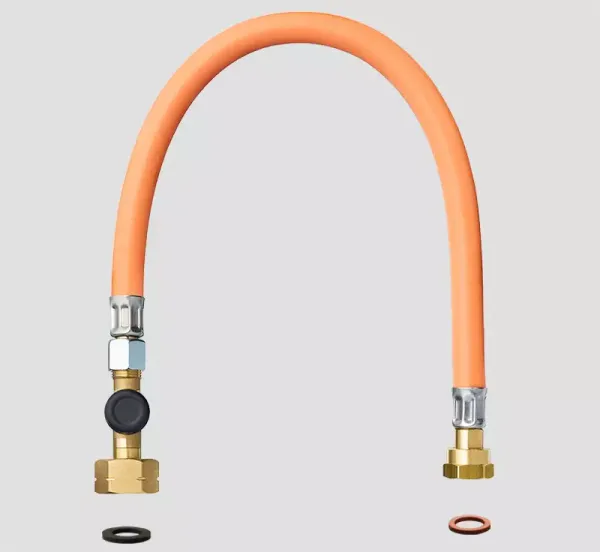 DuoControl Vertikal Sett G8 med gassfilter og adapter For husholdningsflasker